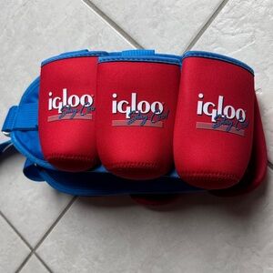 Igloo Red and Blue Drink Cooler Set